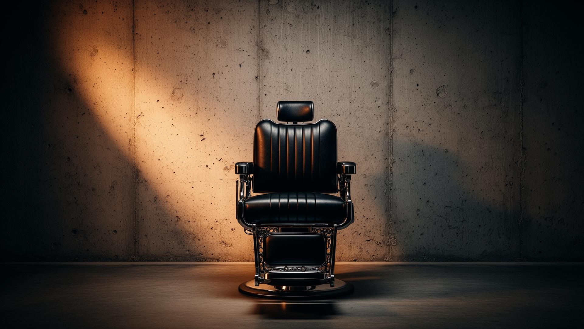 Interior of Status Barber Studio
